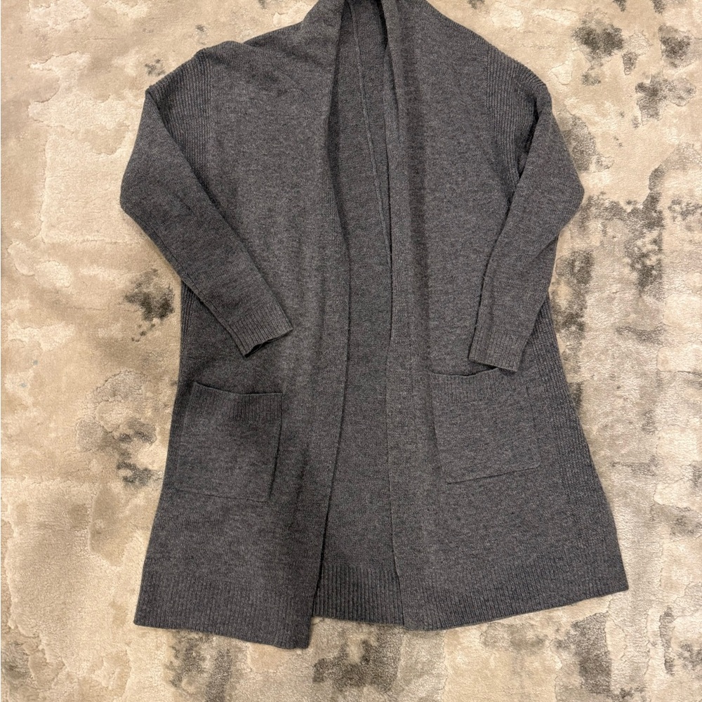 Athleta Gray Knit Cardigan